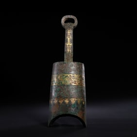 CHINESE WARRING STATES PERIOD GOLD AND SILVER CHIME BELLS