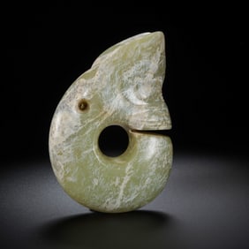 JADE PIG DRAGON OF HONGSHAN CULTURE, HONGSHAN PERIOD, CHINA