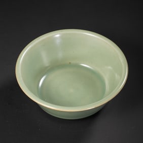 CHINESE SOUTHERN SONG DYNASTY LONGQUAN KILN GREEN GLAZE WASHBASIN