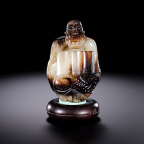 CHINESE HAN DYNASTY JADE FIGURES