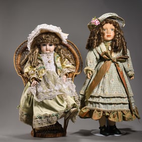 VICTORIAN ERA (1837-1901) CERAMIC DOLLS