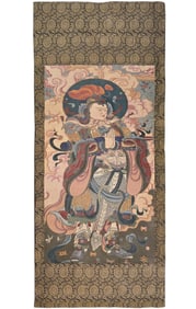 QING DYNASTY, SKANDA THANGKA