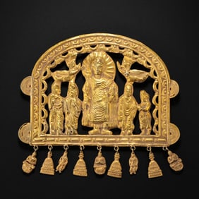 ANCIENT PERSIAN CULTURE, PURE GOLD ORNAMENTS