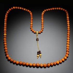 10-12CENTURY, LIAO DYNASTY BEESWAX108SEED BEADS