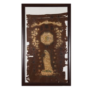 QING DYNASTY. BUDDHIST HANGING SCREEN