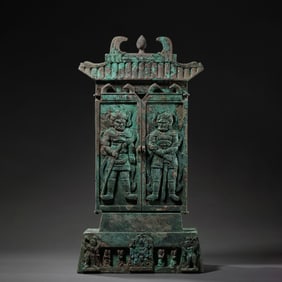10-12BRONZE BUDDHIST SHRINE FROM THE LIAO DYNASTY