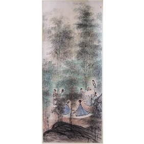 "SEVEN SAGES" BY FU BAOSHI (1904-1965?