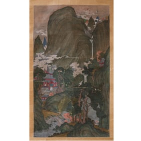 LANDSCAPE BY QIU YING (1498-1552?