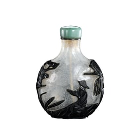 Chinese Qing Dynasty Figure Story Snuff Bottle
