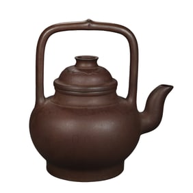 Ancient Chinese celebrity purple clay teapot