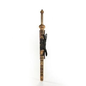 China Ming Dynasty Yongle period gilt bronze sword