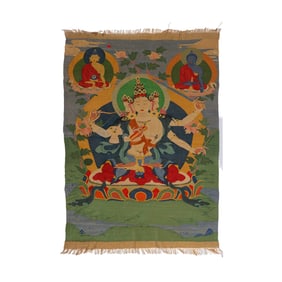 Chinese Qing Dynasty Buddhist Statue Kesi