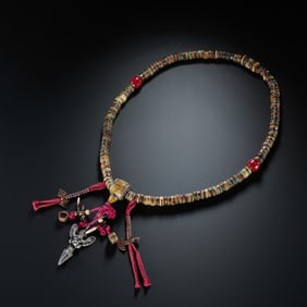 Chinese Qing Dynasty Tibetan Buddhist Kabala Prayer Beads
