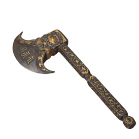 Chinese Ming Dynasty Gilded Bronze Buddhist Instrument