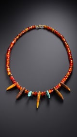 Chinese Agate Necklace from the Western Zhou Dynasty