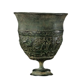 Chinese Warring States Period Bronze Cup