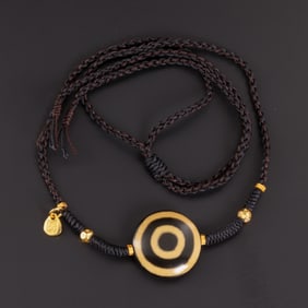 Pure West Asian Dzi Bead Necklace