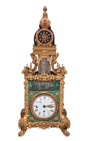 18th century European royal court antique clock