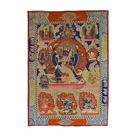 Chinese Qing Dynasty Buddhist Thangka