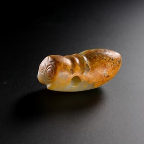 Jade Silkworm of Hongshan Culture during the Hongshan Period in China