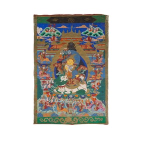 Chinese Qing Dynasty Buddhist Thangka
