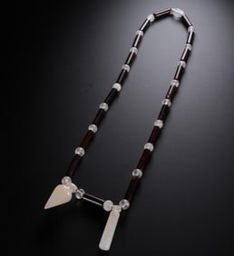 Chinese Liao Dynasty Agate Crystal Necklace
