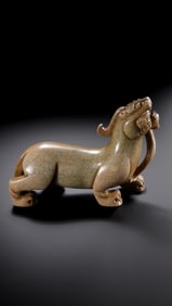 Chinese Han Dynasty Jade Beasts
