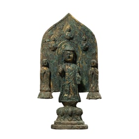 Gilded bronze Buddha statue from the Northern Wei Dynasty, China