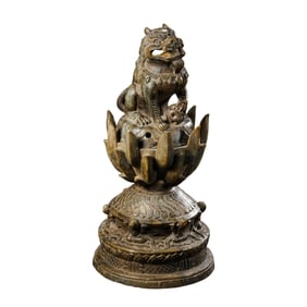 Chinese Tang Dynasty Bluestone Lion Incense Burner