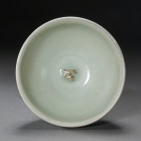 Yaozhou kiln moon white glaze small bowl, late Tang and Five Dynasties, China