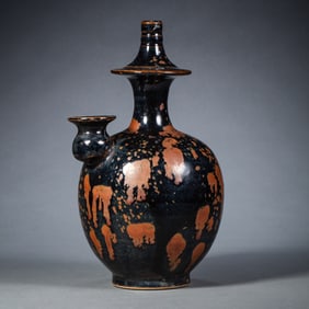 Chinese Northern Song Dynasty Cizhou kiln iron embroidered vase