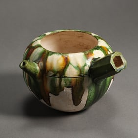 Chinese Tang Dynasty tri-color tea set