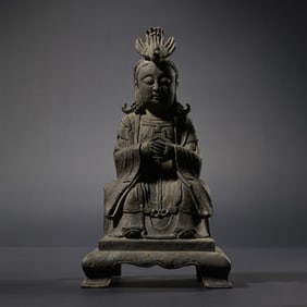 Chinese Ming Dynasty bronze Buddha statue