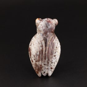 AJade Pendant Figure Of a Cicada Eastern Han Dynasty [6.3 x 3.5cm, 44gram]