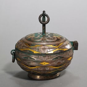 Chinese Warring States Period Inlaid Gold and Silver