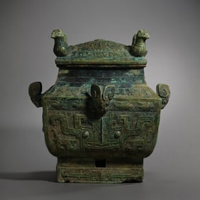 Chinese bronze artifacts from the Shang and Zhou dynasties