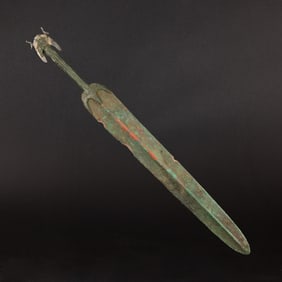 Ancient Luristan Bronze Sword 6th C. BC [45 x 4.5cm, 400gram]