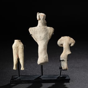 Ancient Near Eastern Pottery Fragments Figures Idols