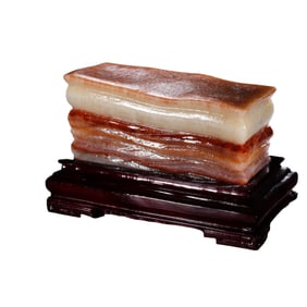 Chinese Qing Dynasty Pork Belly Ornament