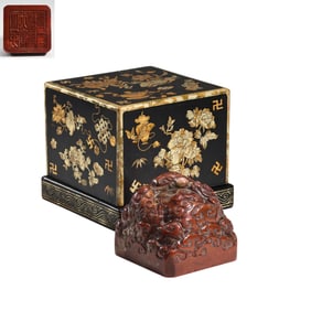 Shoushan Furong Stone Seal from the Qing Dynasty, China