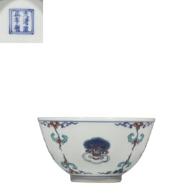 Doucai cup, Yongzheng period, Qing Dynasty, China