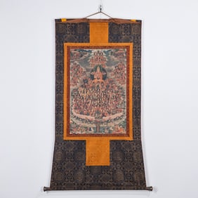 Chinese Qing Dynasty Buddhist Thangka