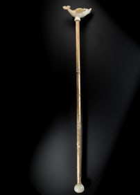Chinese Liao Dynasty Hetian jade scepter