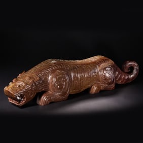 Jade tiger from the Western Zhou Dynasty, China
