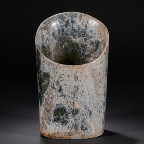 Jade horseshoe tube of Hongshan culture, Hongshan period, China