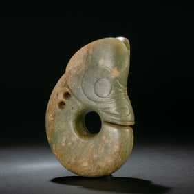 Jade Pig Dragon of Hongshan Culture during the Hongshan Period of China