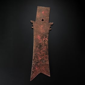 Jade halberd of the Neolithic period in China