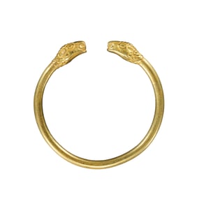 Ancient Persian culture pure gold bracelet