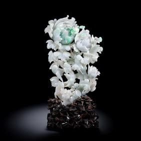 Chinese Qing Dynasty Jadeite Carving Ornaments