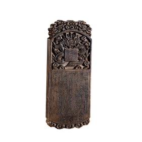 Chinese Qing Dynasty Agarwood Token